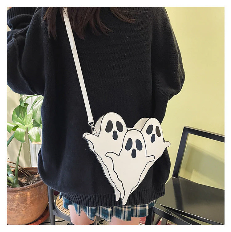 HALLOWEEN CARTOON GEIST DREIECK TASCHE - Image 4