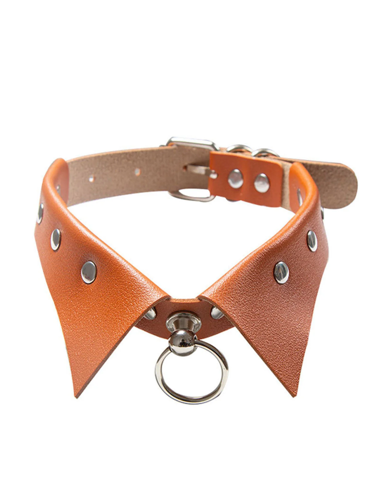 Halloween Gothic Kunstleder Kragen Choker Halskette - Image 10