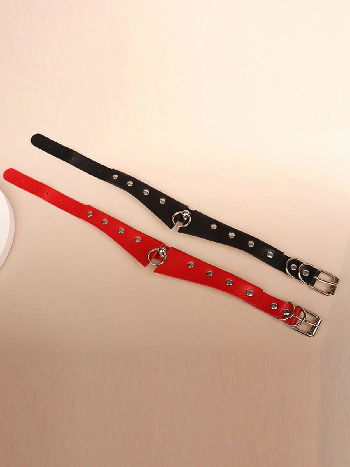 Halloween Gothic Kunstleder Kragen Choker Halskette - Image 5