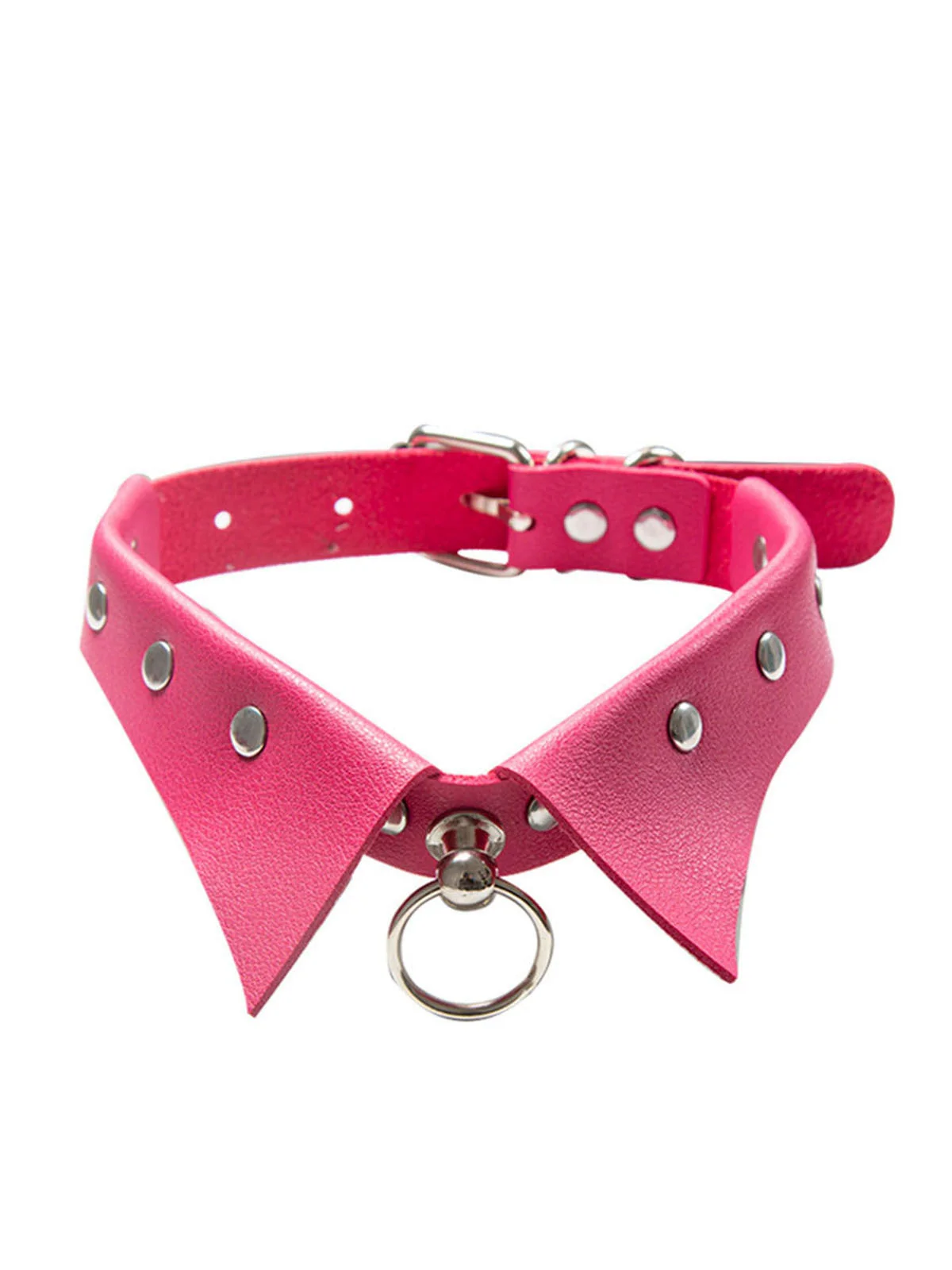 Halloween Gothic Kunstleder Kragen Choker Halskette - Image 8