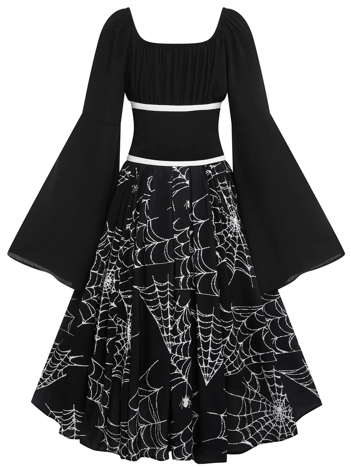 HALLOWEEN GOTHIC SPINNENNETZ SWING KLEID - Image 8