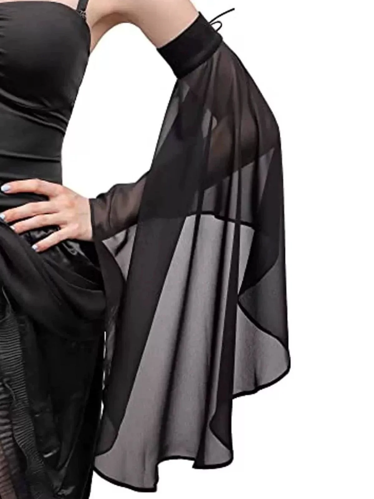 Halloween Gothic Stil Netz Armstulpen - Image 3