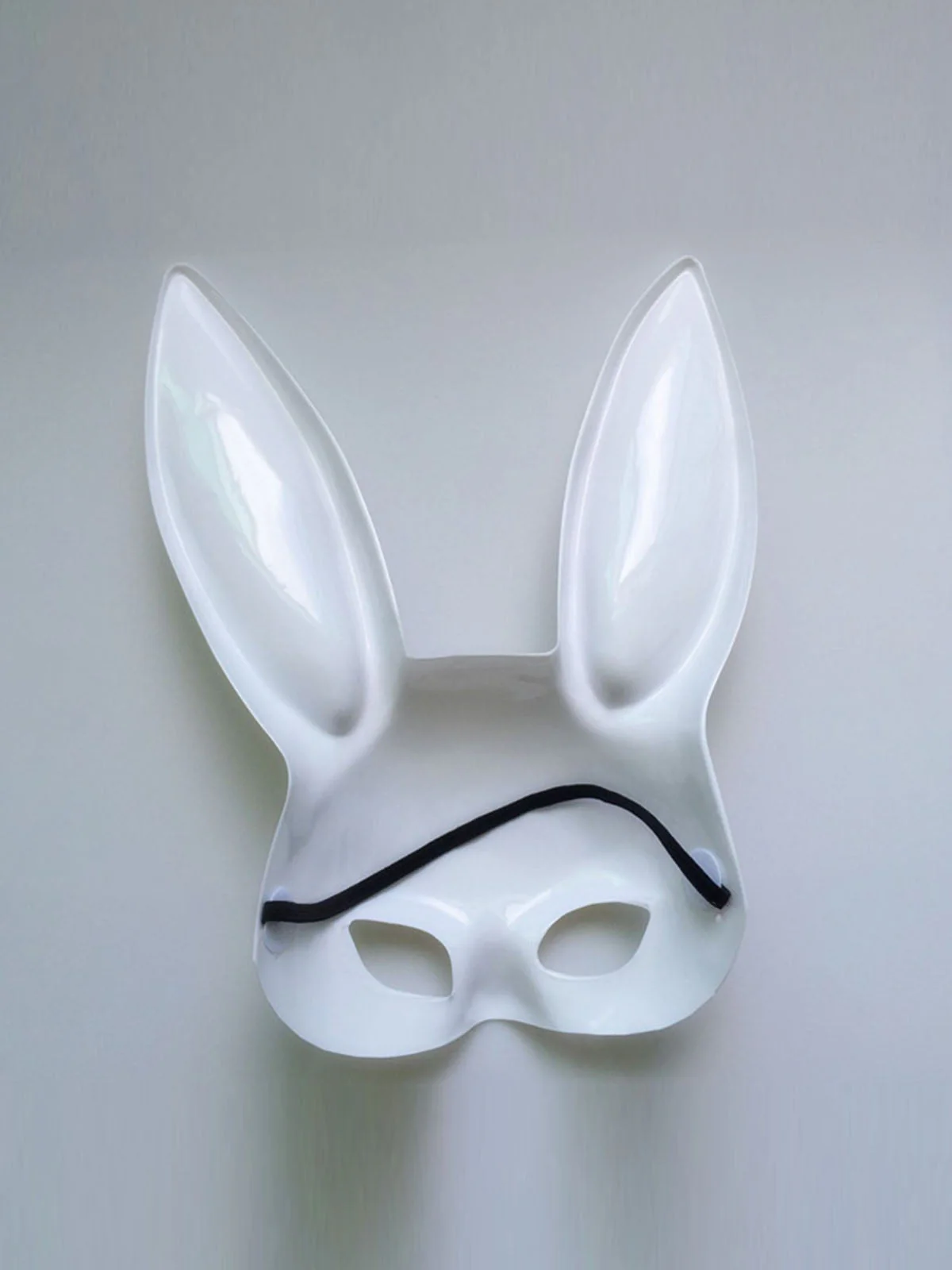 Halloween Ostern Hase Halbes Gesicht Maske - Image 5