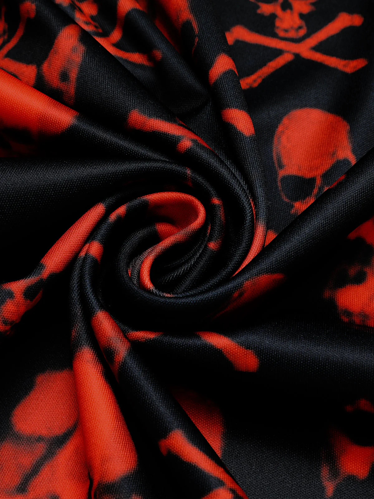 GOTHIC SCHWARZEM SCHÄDEL SPITZEN RIEMEN KLEID - Image 7