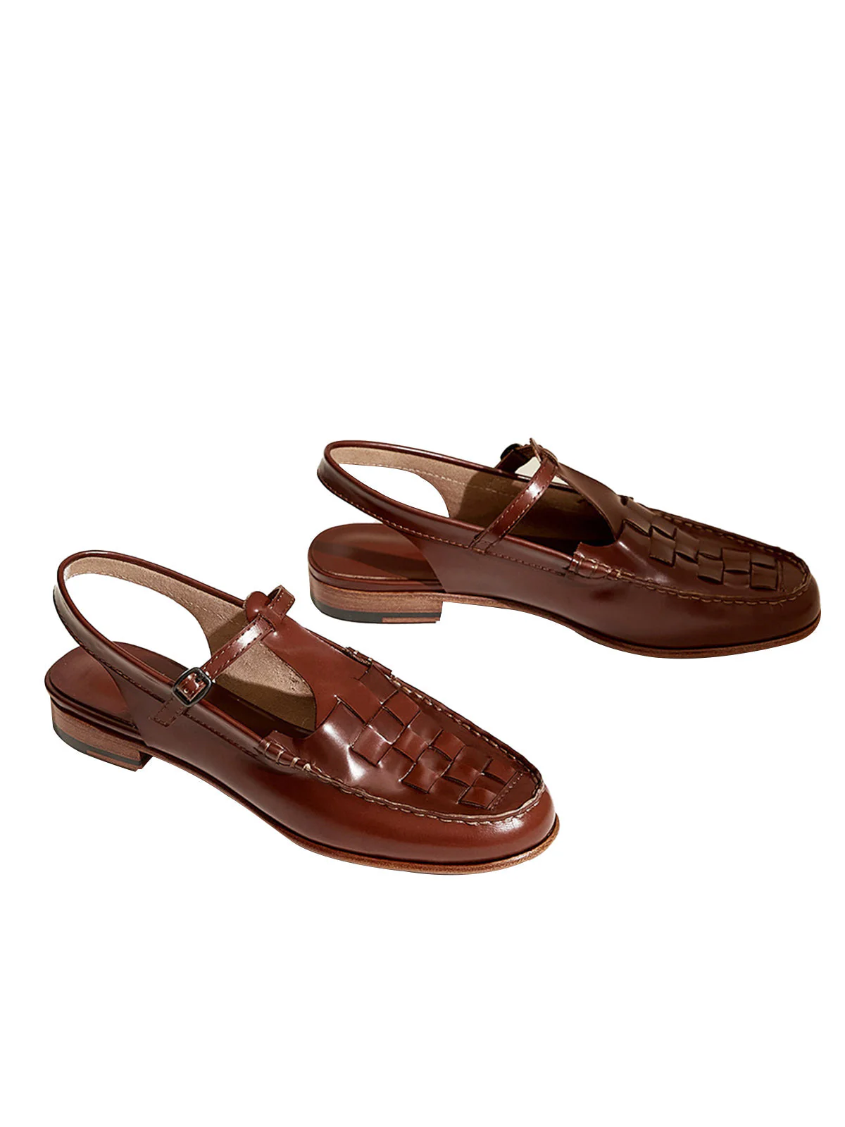 Handgeflochtene Retro Zehensandalen - Image 10