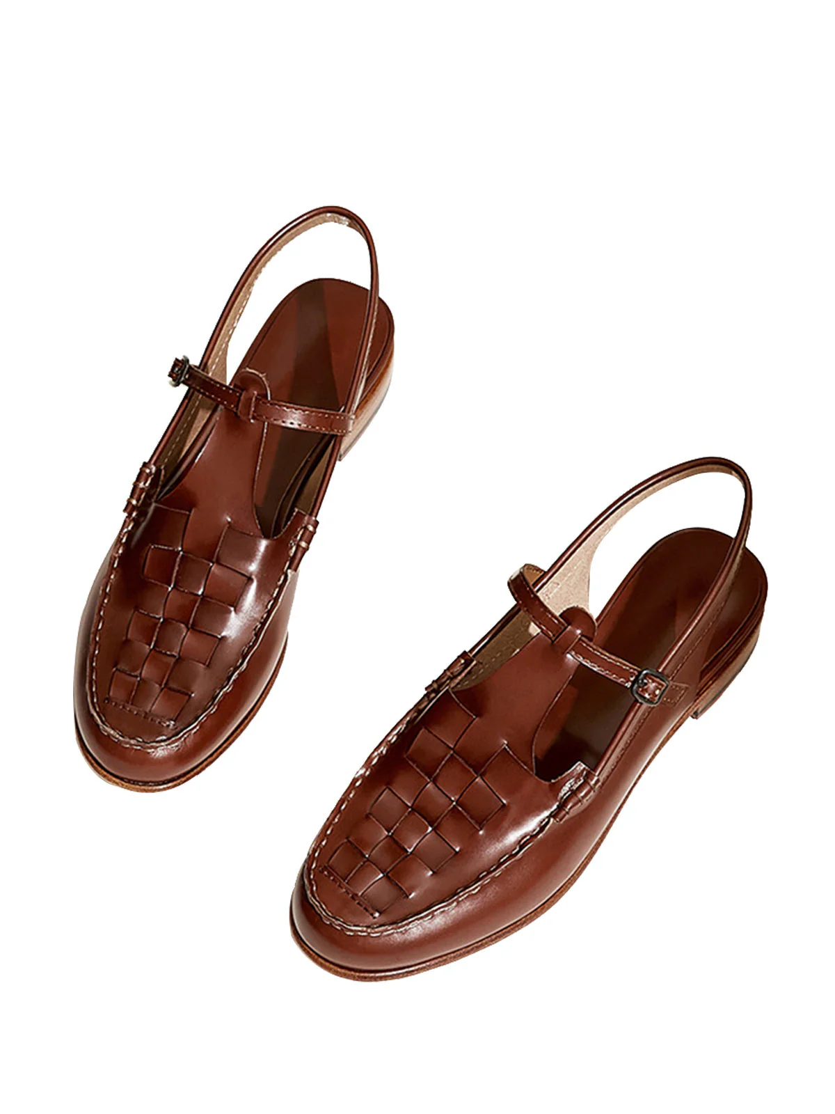 Handgeflochtene Retro Zehensandalen - Image 7
