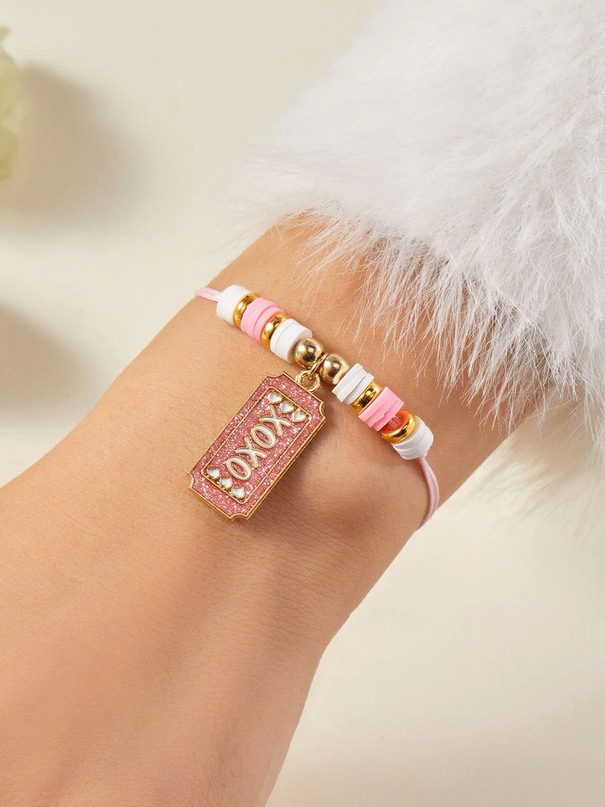 Herz Liebe Verstellbar Gewebt Valentinstag Armband - Image 6
