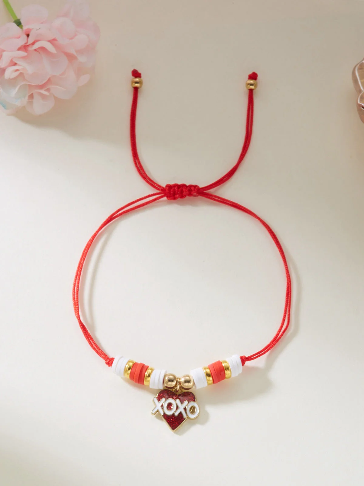 Herz Liebe Verstellbar Gewebt Valentinstag Armband - Image 7