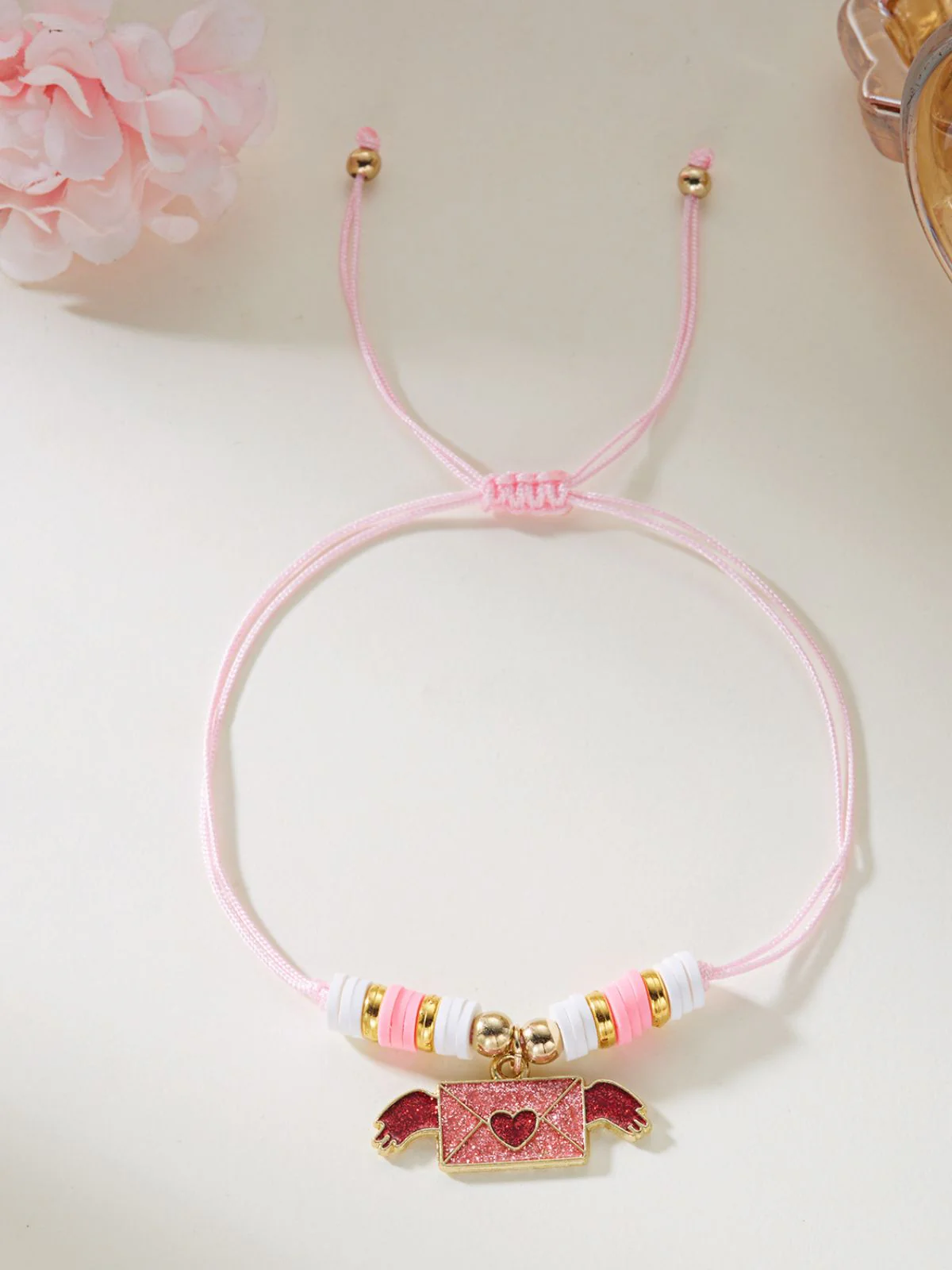 Herz Liebe Verstellbar Gewebt Valentinstag Armband - Image 9