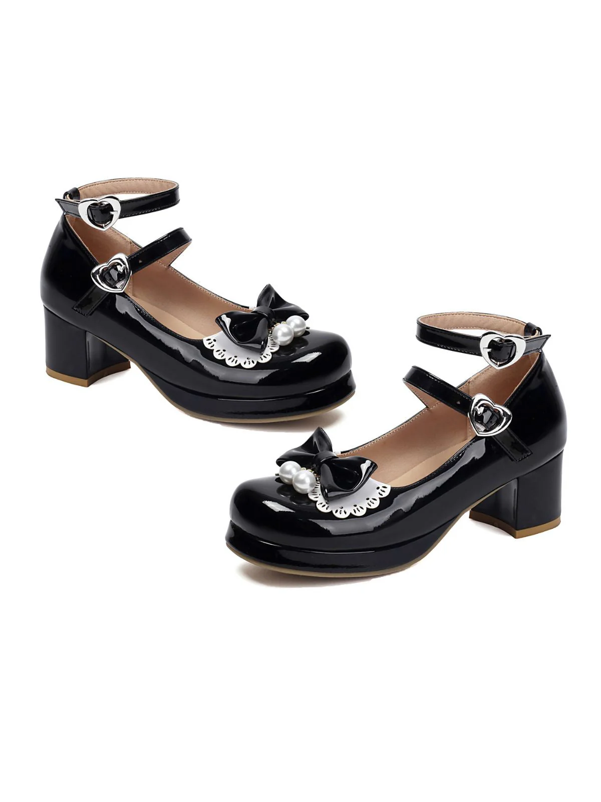 Herz Perle Bogen Mary Jane Heels - Image 2