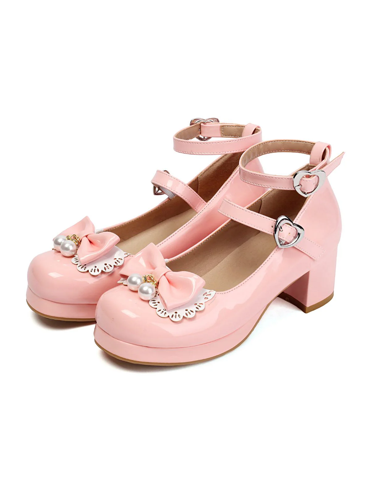 Herz Perle Bogen Mary Jane Heels - Image 3
