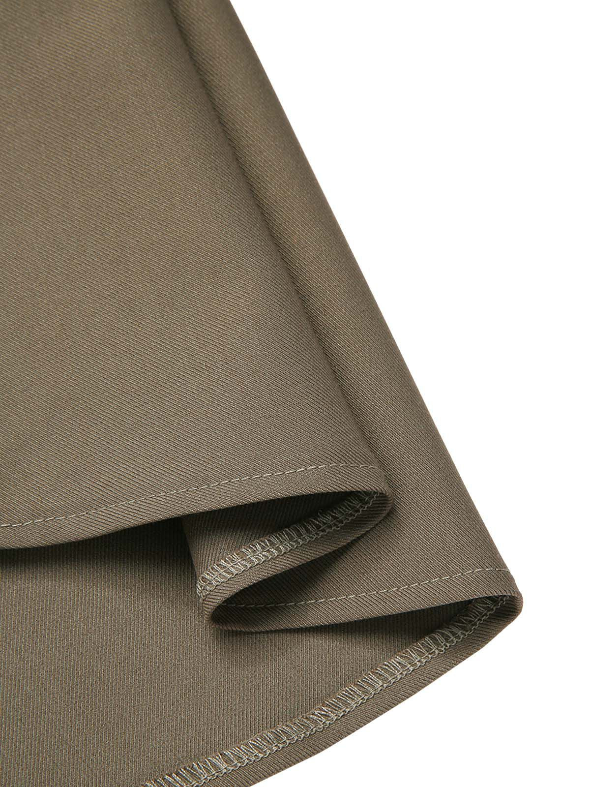 Schwarz 1930er Schulterfrei Stricken Gürtel Meerjungfrauenkleid - Image 8