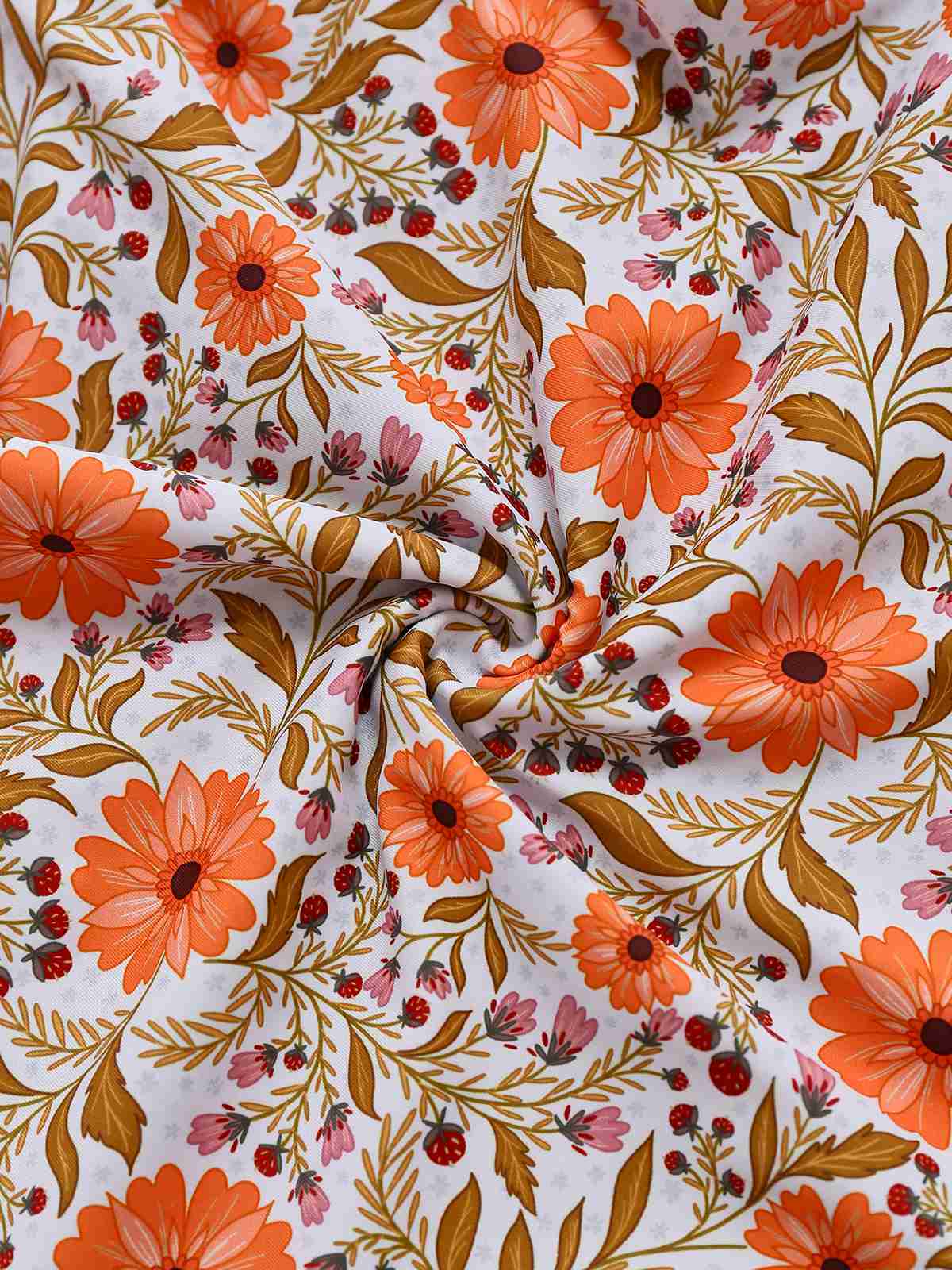 Khaki 1950er Blumen Schlüsselloch Badeanzug - Image 4