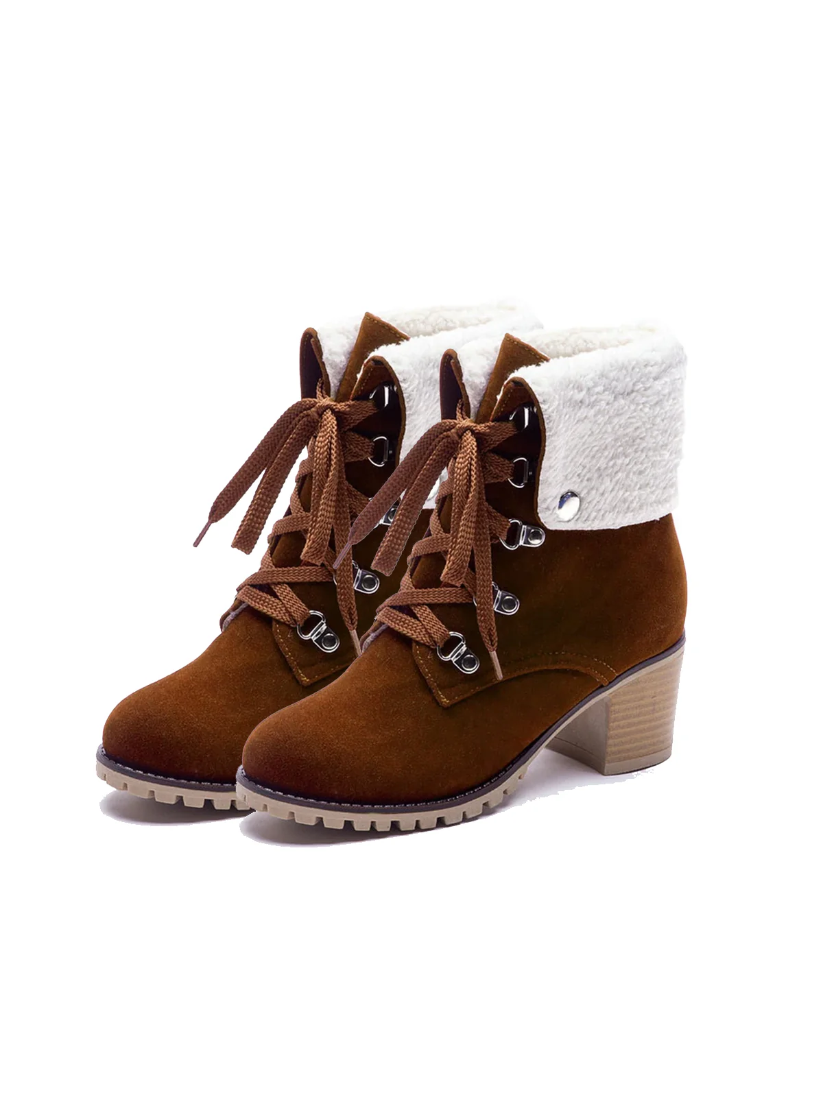 Weinrot Kurze Martin Britischen Stil Stiefel - Image 14