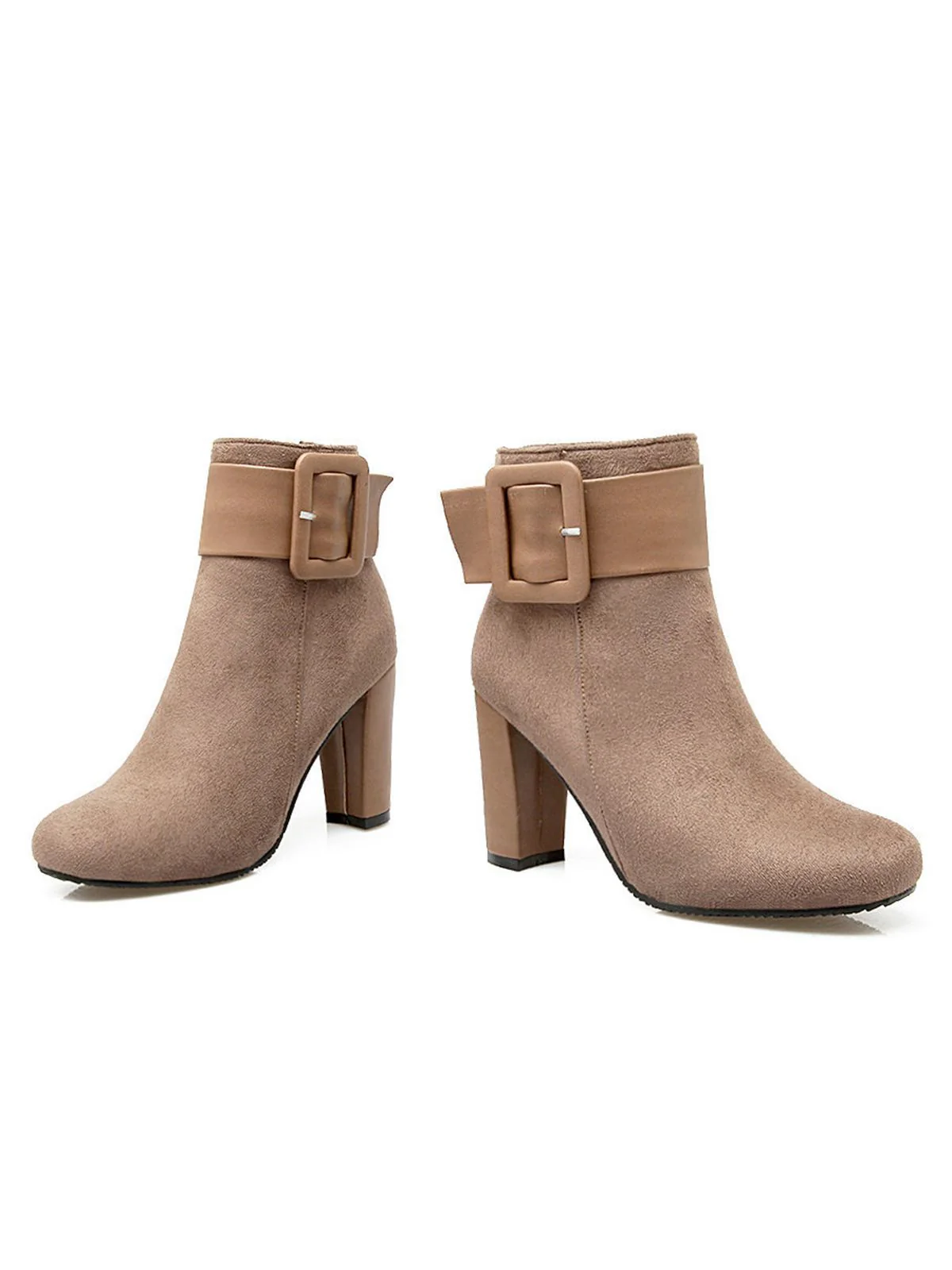 KURZE RETRO-STIEFEL MIT DICKEM ABSATZ - Image 12