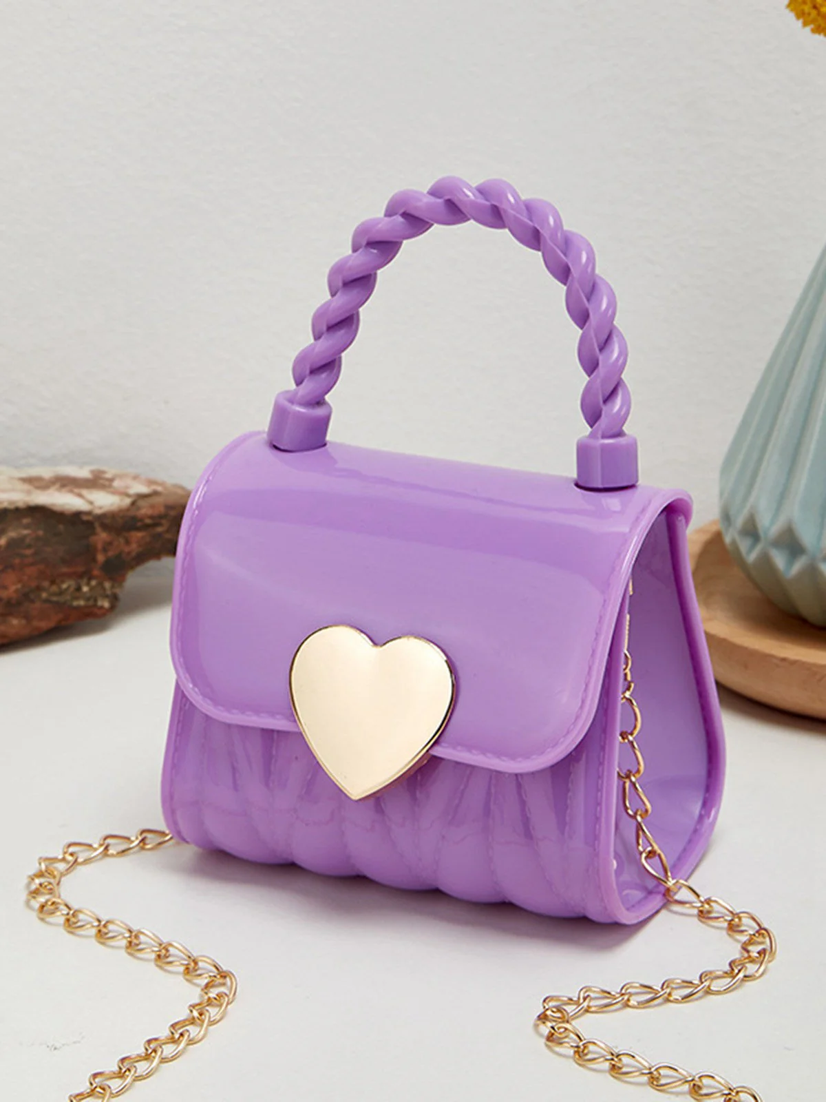 Lack Leder LOVE Mini Handtasche - Image 6