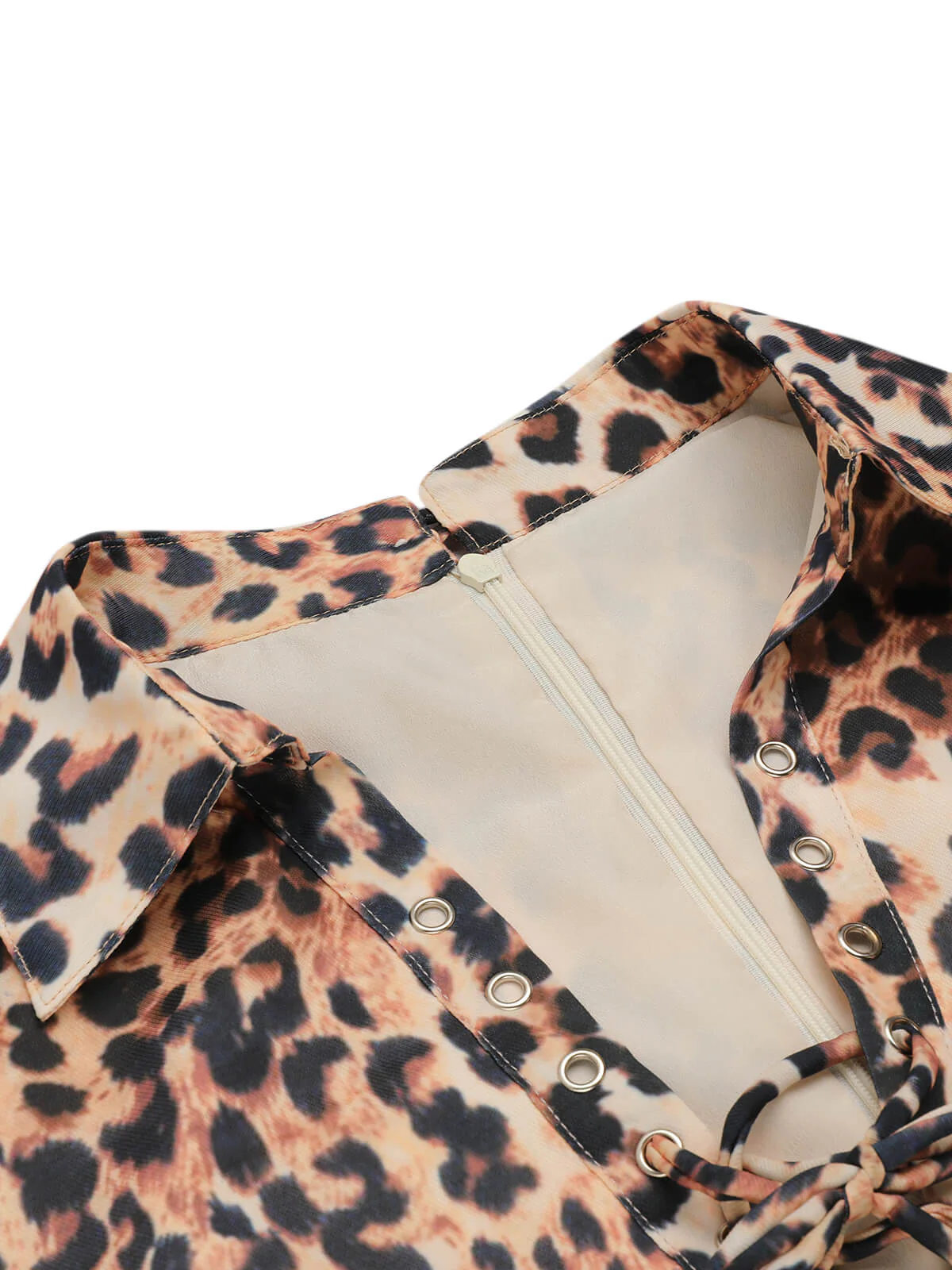 LEOPARD REVERS SCHNÜRUNG VINTAGE STRAMPLER - Image 5