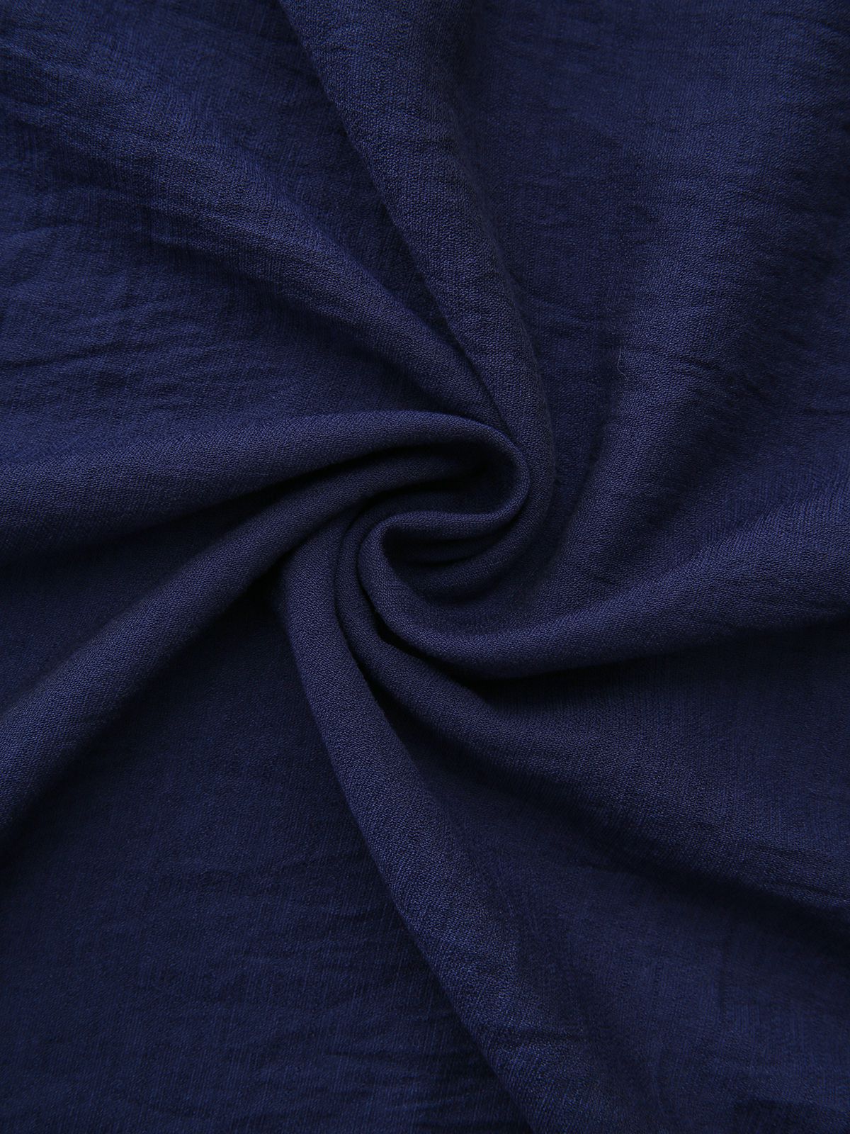 Marineblau 1970er Blumen Besticktes Maxi Kleid - Image 6