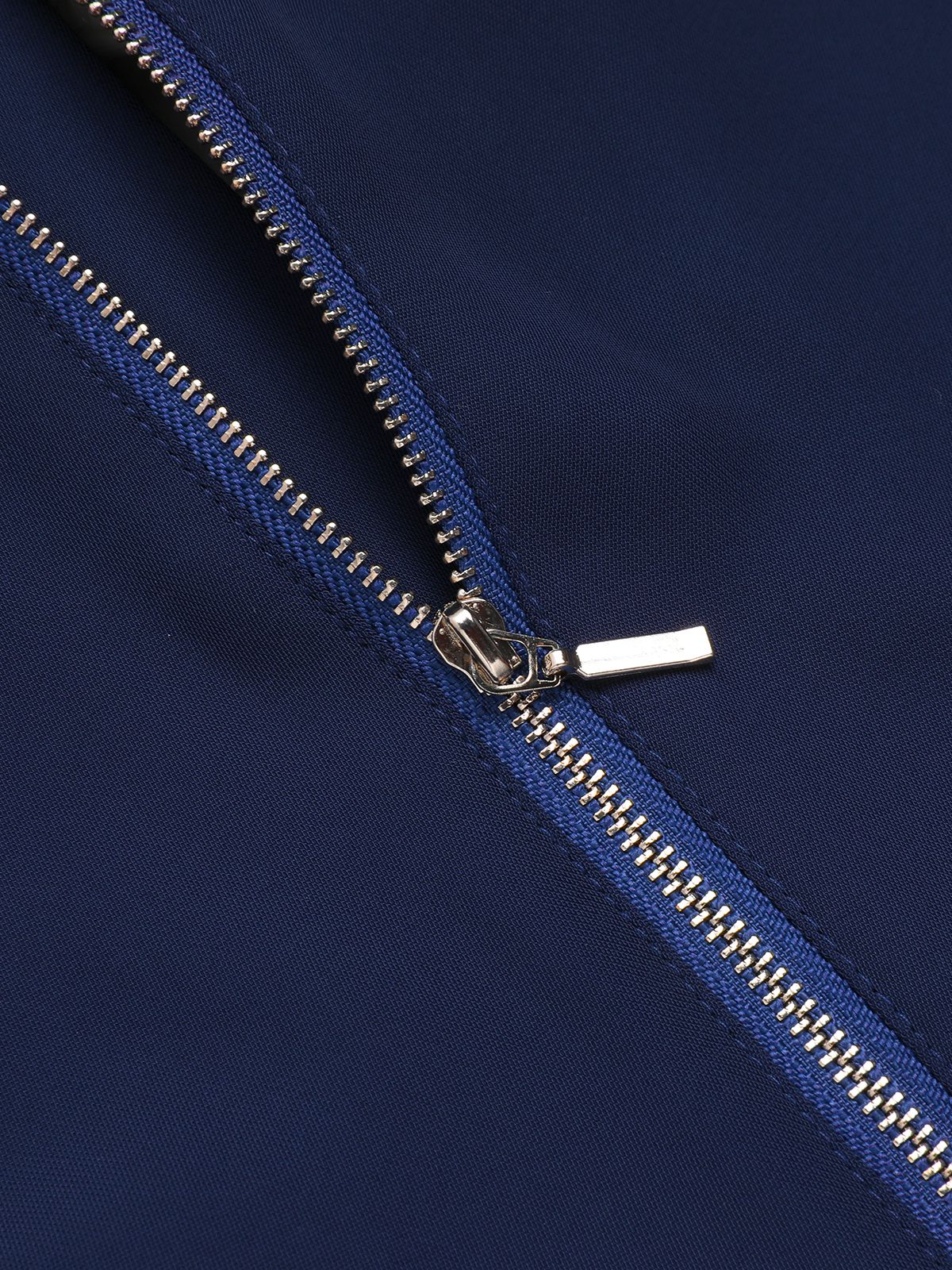 Marineblaue 1950er festem Kragen Seemannsbluse - Image 6