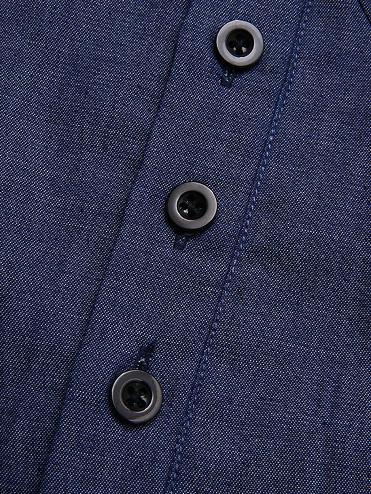 Marineblauer 1930er festen Trägern Cowboy Jumpsuit - Image 8