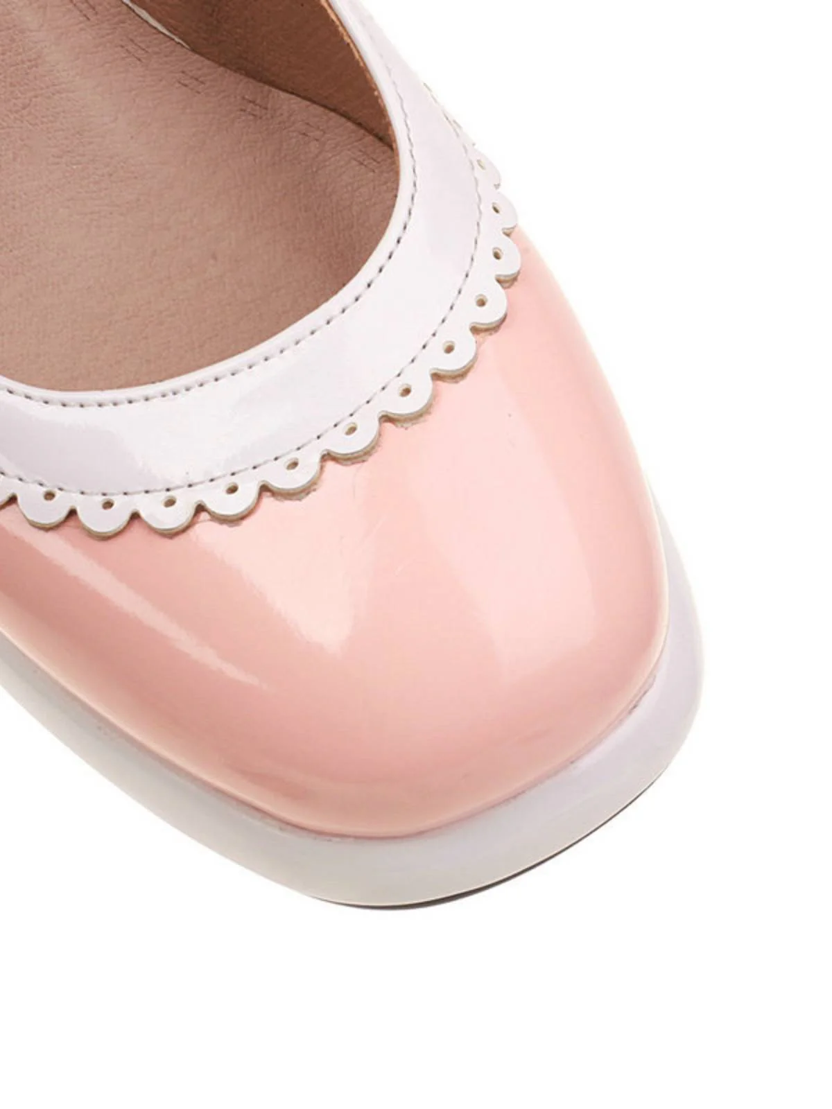 MARY JANE PATCHWORK HIGH HEELS SCHUHE - Image 12