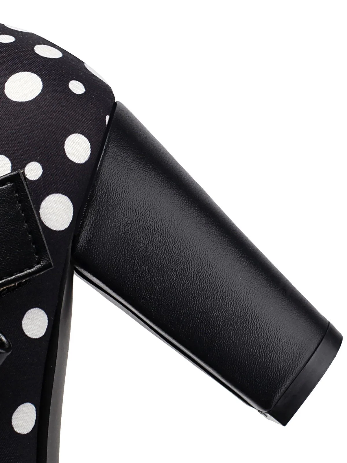 Mary Jane Polka Dots Bogen Klobige Absätze - Image 6