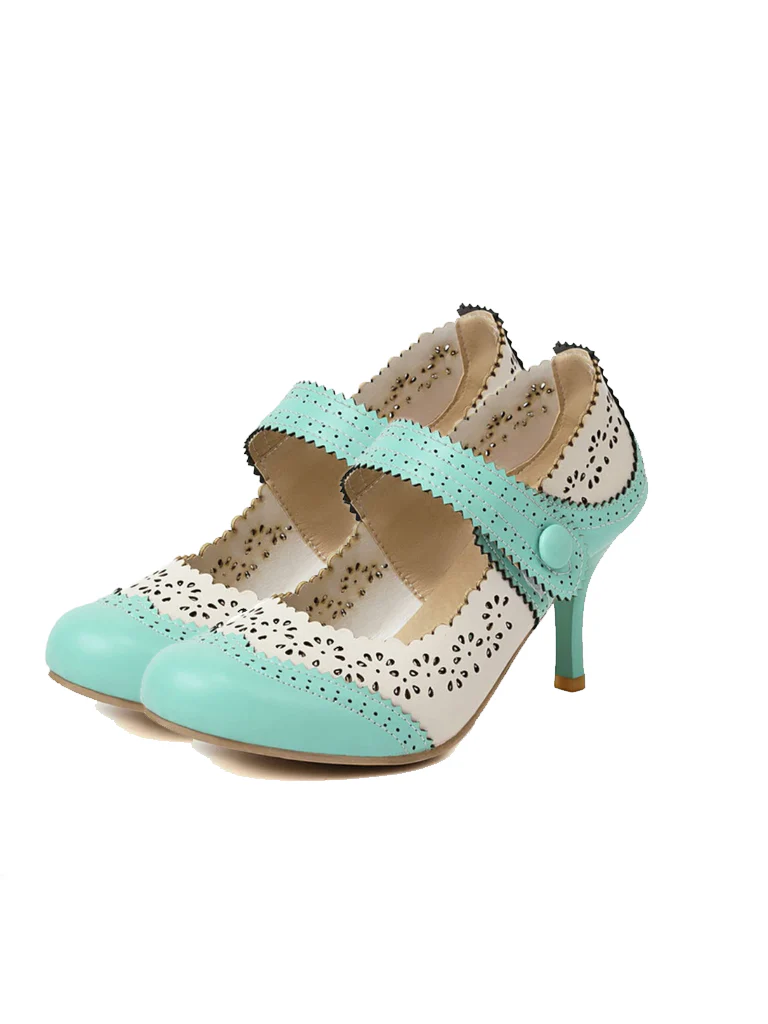 MARY JANE STILETTO-ABSATZ MIT RUNDEM KOPF - Image 13