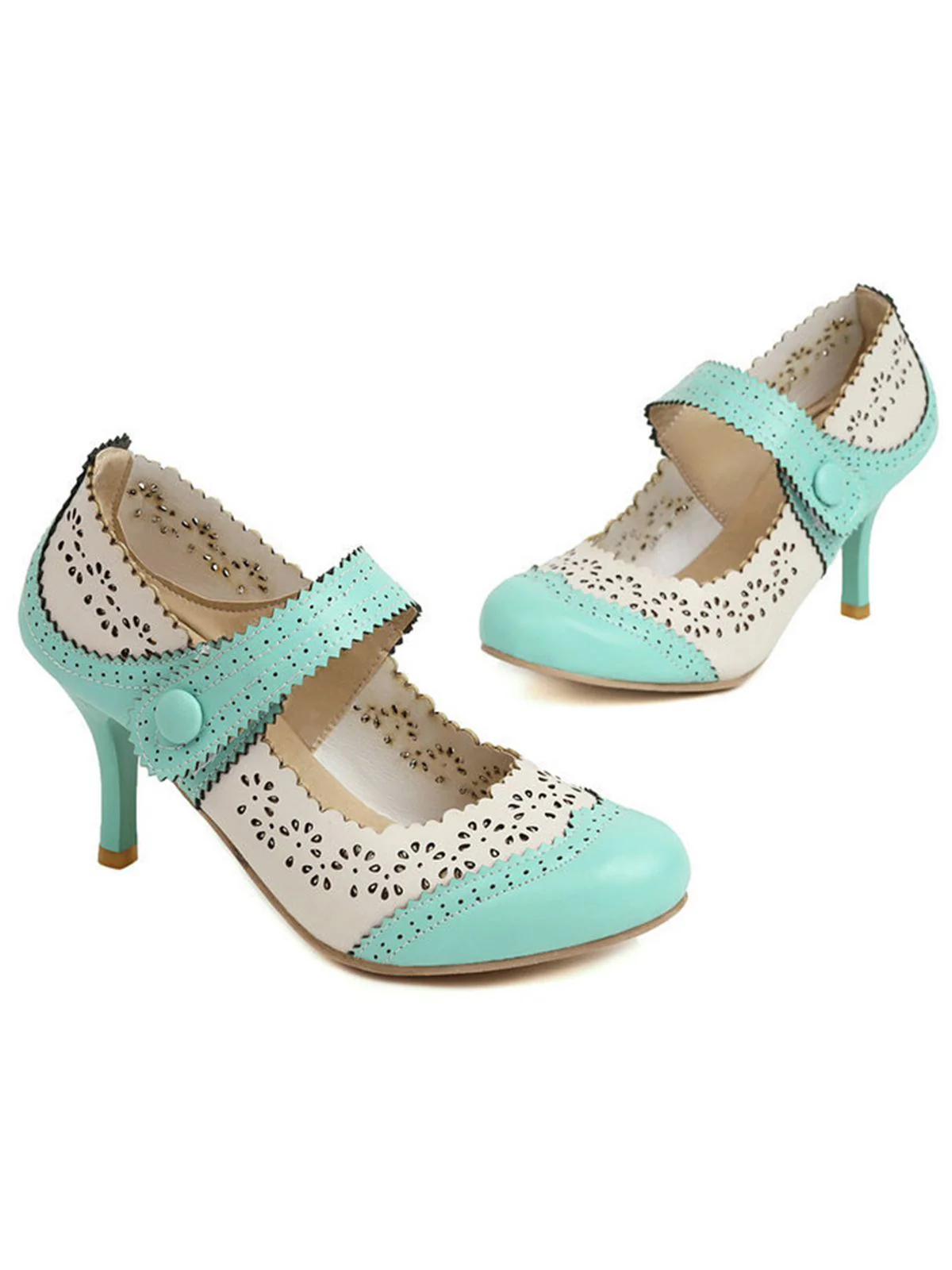 MARY JANE STILETTO-ABSATZ MIT RUNDEM KOPF - Image 15