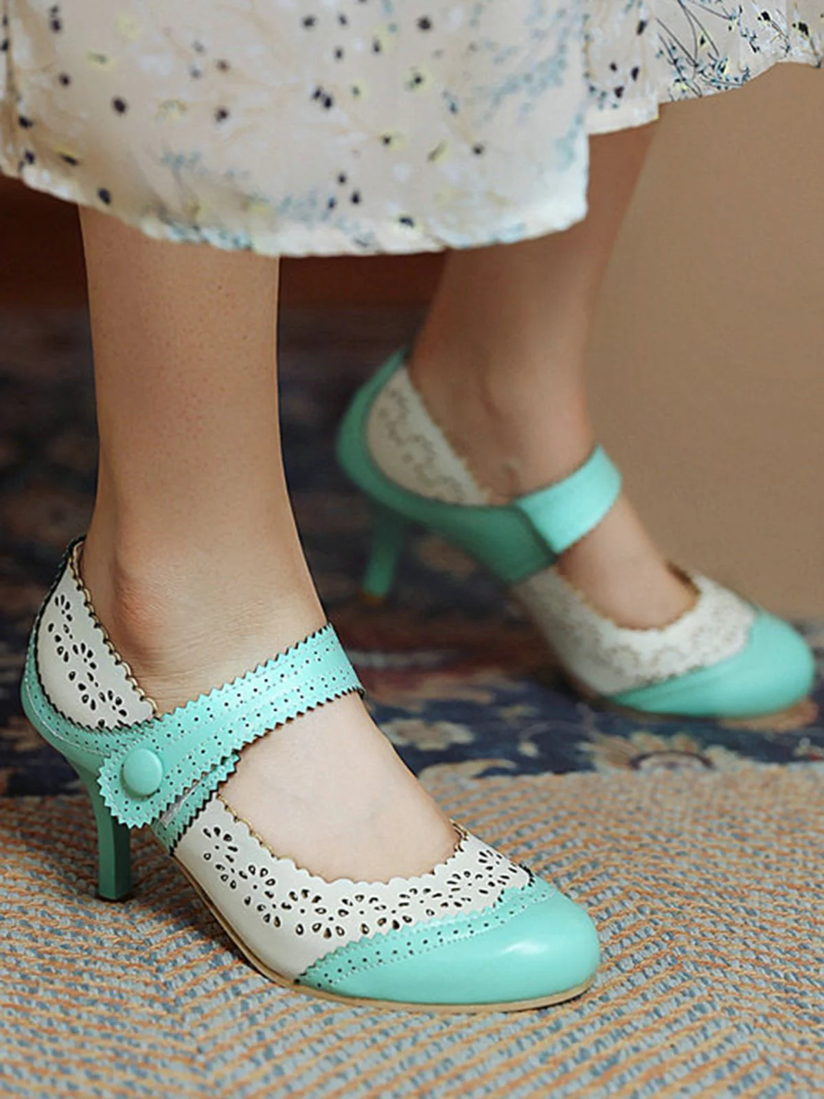 MARY JANE STILETTO-ABSATZ MIT RUNDEM KOPF - Image 16