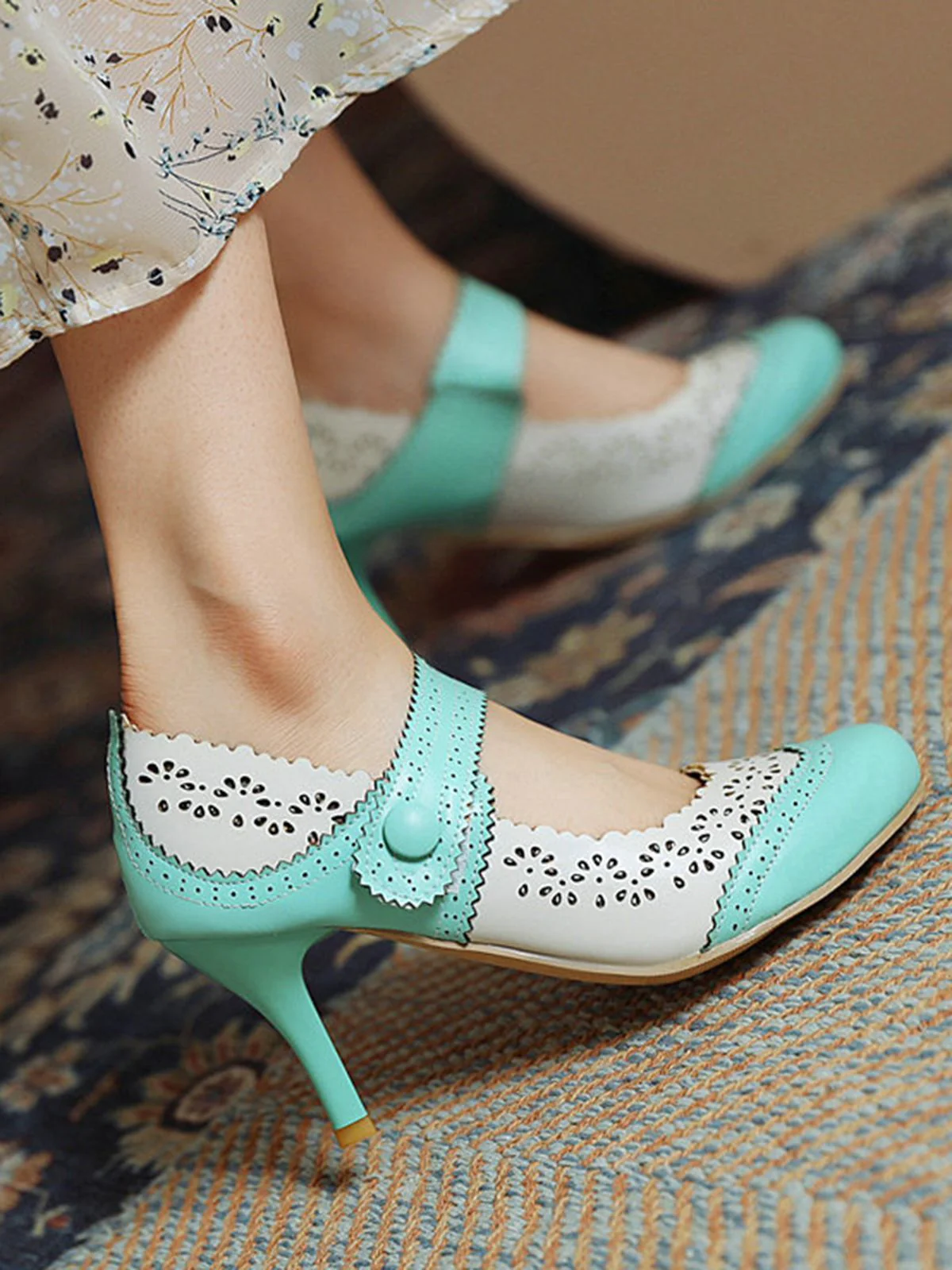 MARY JANE STILETTO-ABSATZ MIT RUNDEM KOPF - Image 17
