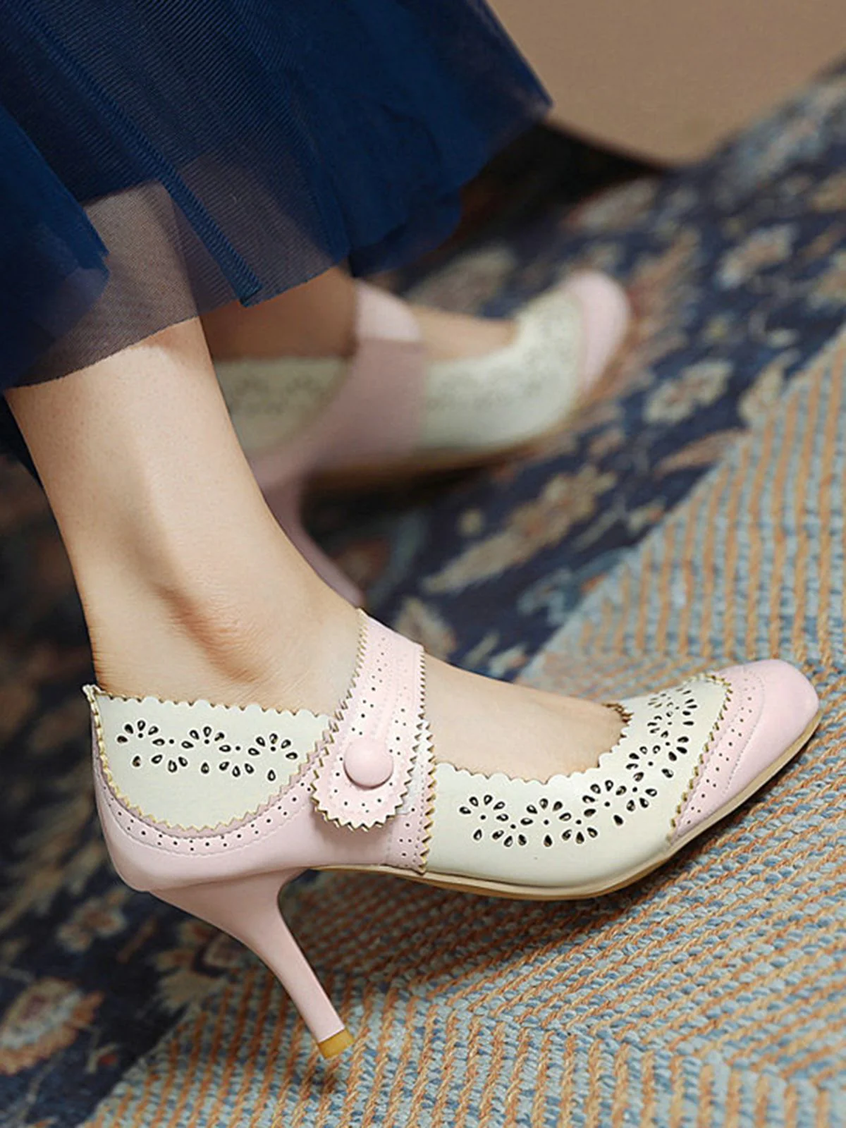 MARY JANE STILETTO-ABSATZ MIT RUNDEM KOPF - Image 18