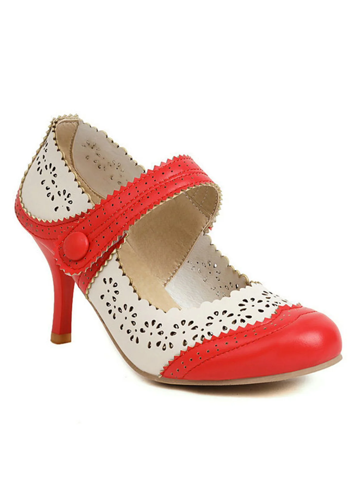 MARY JANE STILETTO-ABSATZ MIT RUNDEM KOPF - Image 3