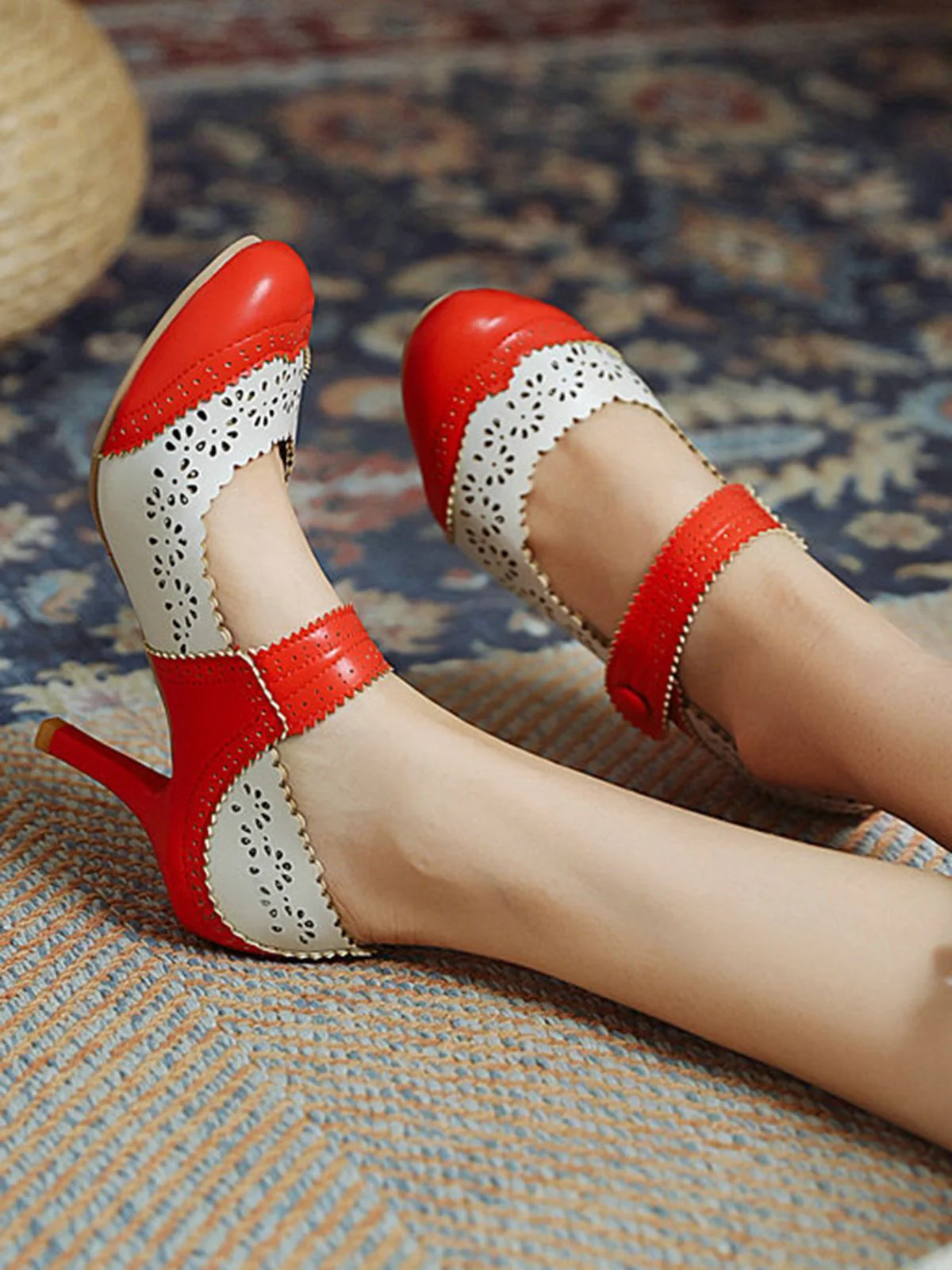 MARY JANE STILETTO-ABSATZ MIT RUNDEM KOPF - Image 4