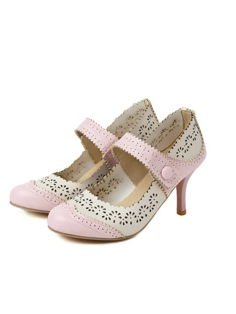 MARY JANE STILETTO-ABSATZ MIT RUNDEM KOPF - Image 5