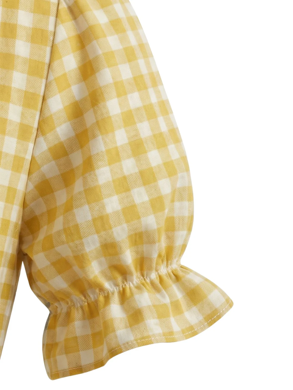 Mehrfarbiges 40er Swingkleid mit Karo und Patchwork - Image 3