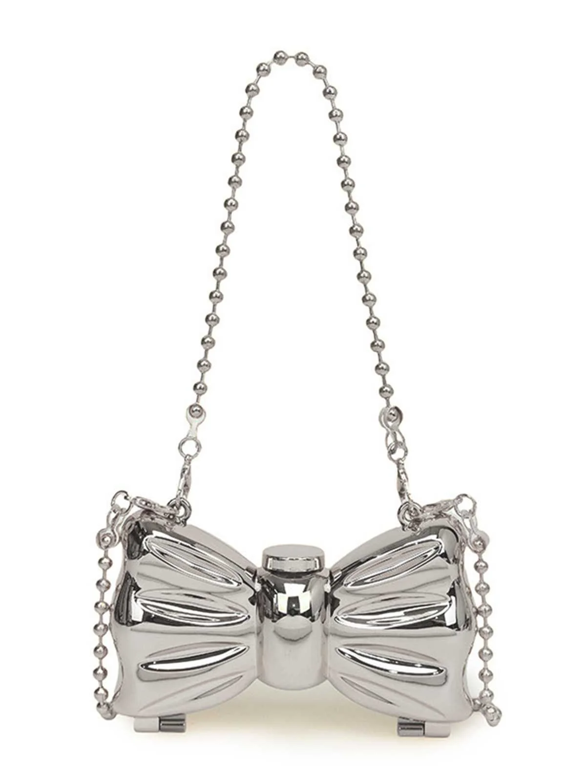 Metallisch Bogen Perlenketten Tasche - Image 6