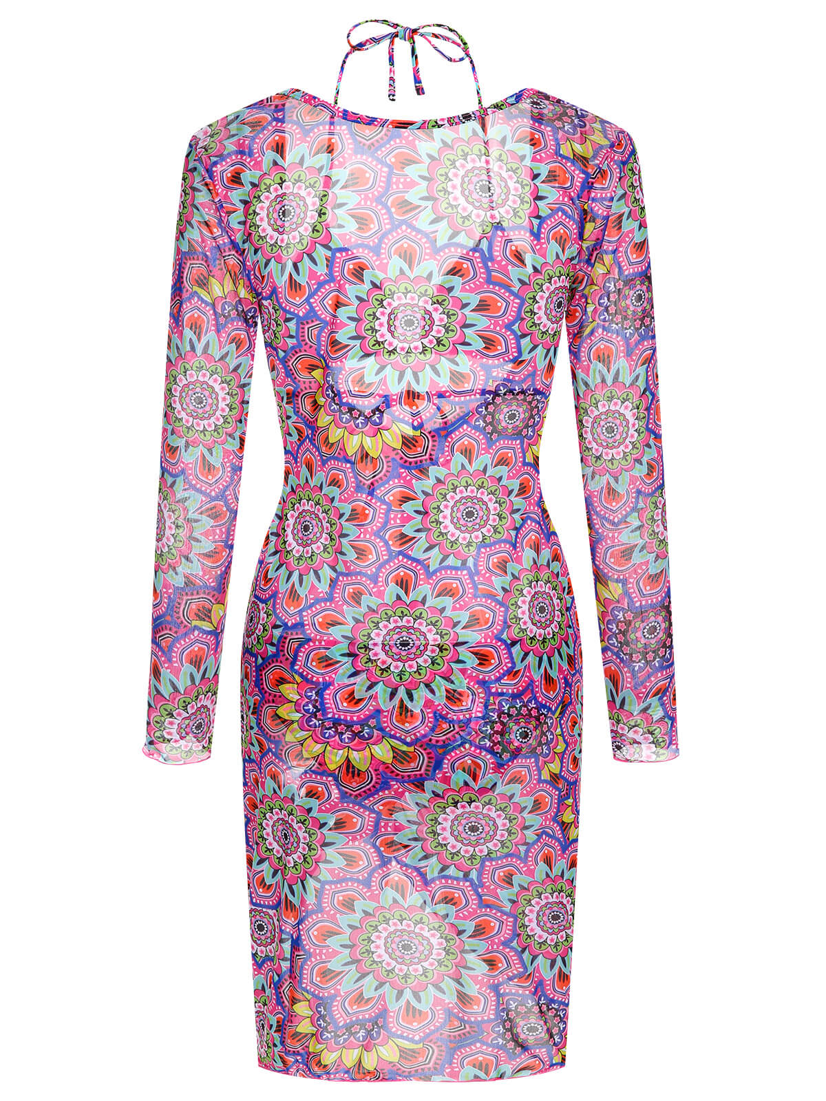 Multicolor 1930er Mandala Bikini Set & Cover-Up - Image 3