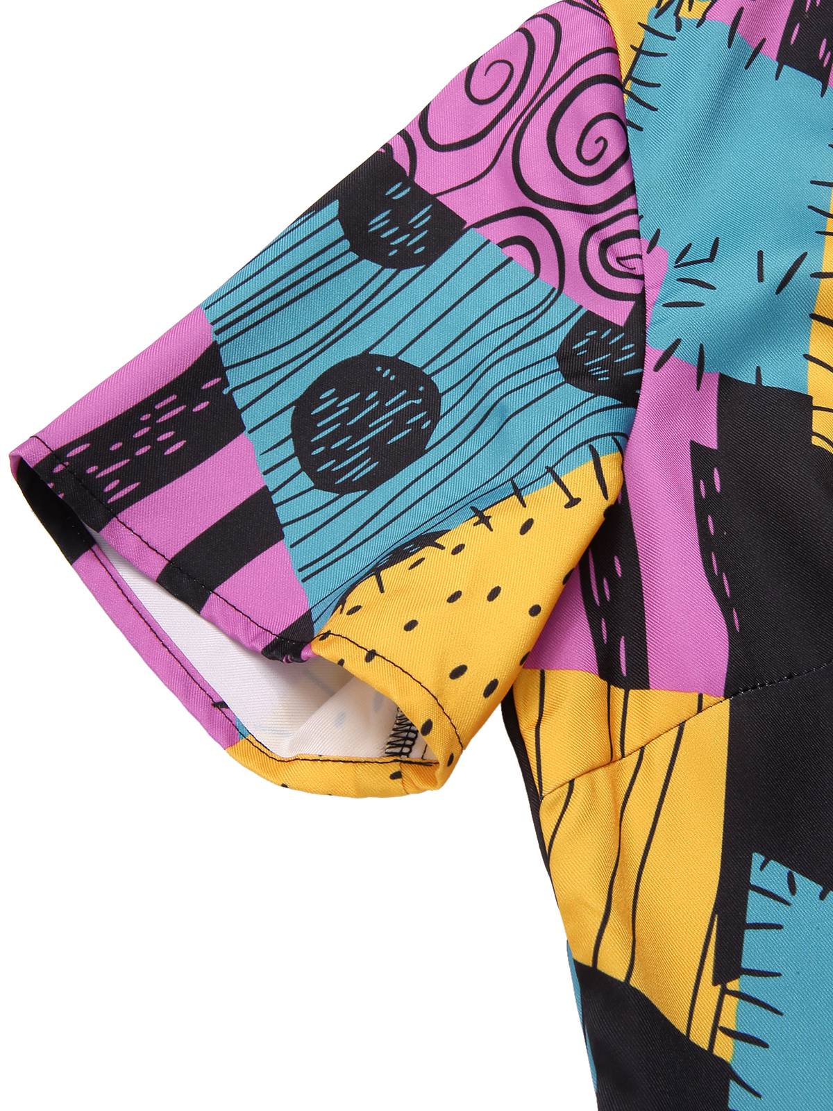 Multicolor 1940er Nightmare Before Christmas Sally Jumpsuit - Image 7