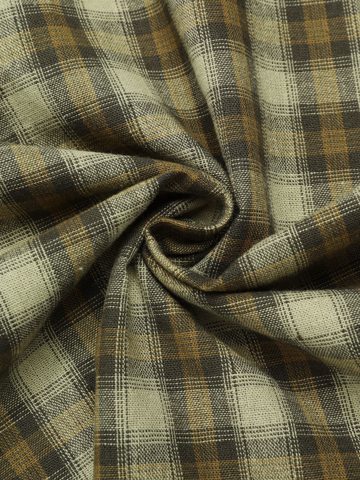 GRÜN 1950ER PLAID KURAZARM SWING KLEID - Image 11
