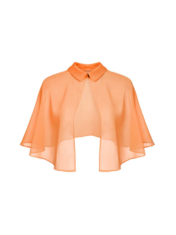 Orange 1950er Halloween Fledermaus Kostüm Kap Patchwork Kleid - Image 4