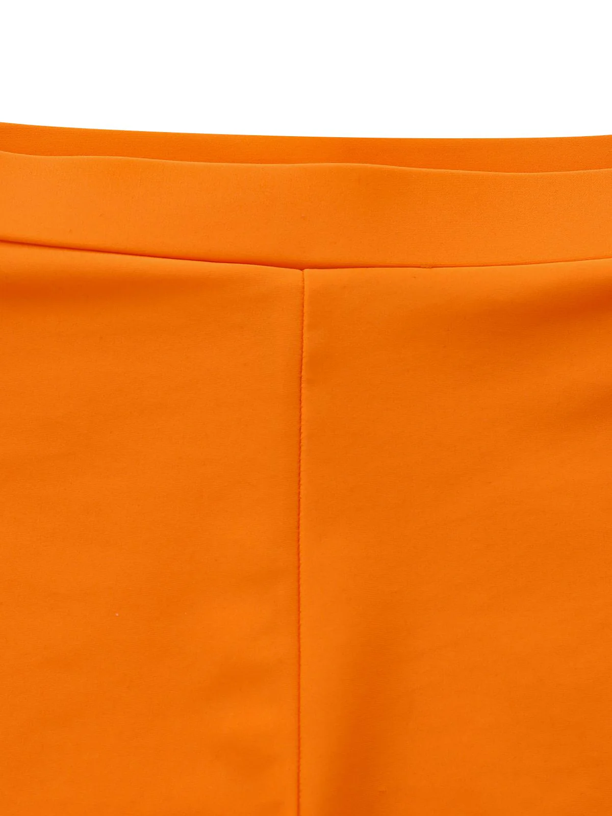Orange 1960er Blumen Rückenfrei Bikini Set - Image 6