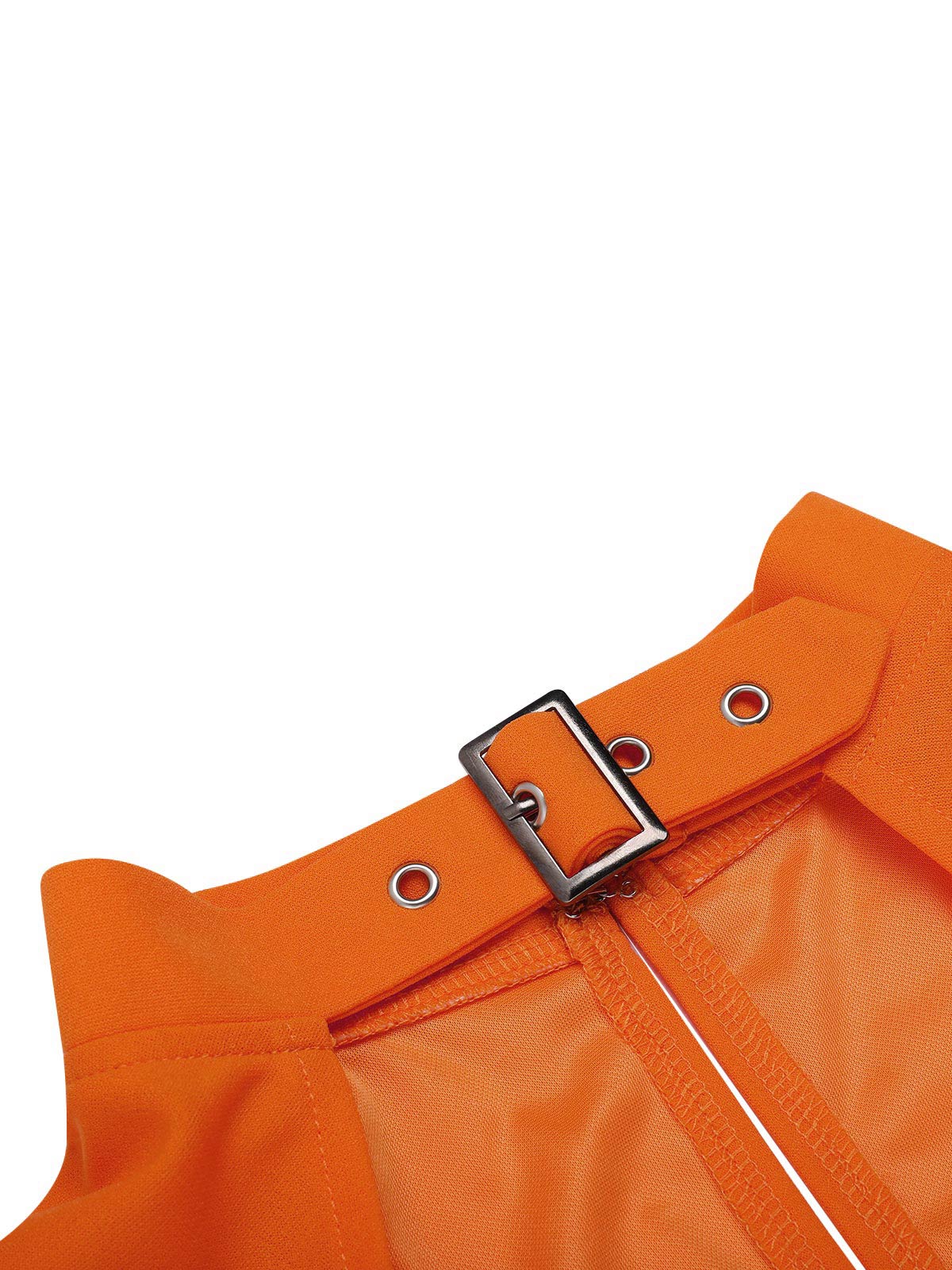Orange 1950er Halloween Kürbis Swing Kleid - Image 5