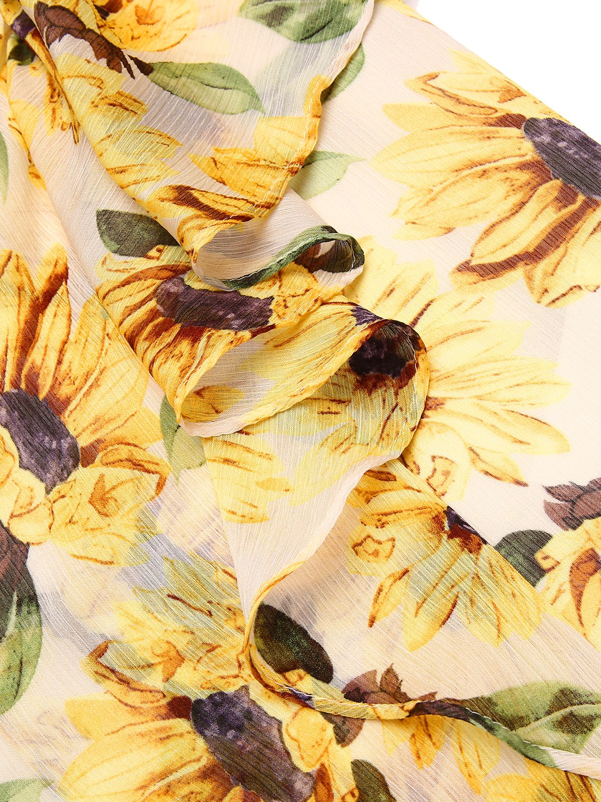 PATCHWORK BLUMEN NECKHOLDER ETUIKLEID - Image 6