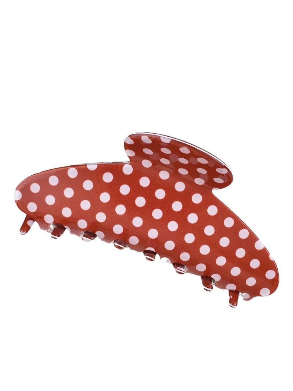 PVC Polka Punkte Valentinstag Hai Haarklammer - Image 4