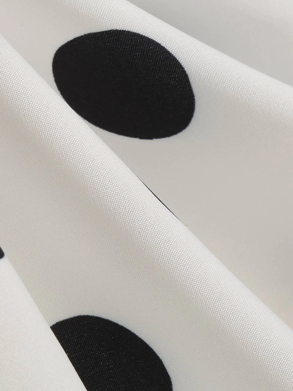 Retro 1950er Polka Dots Solide Rock - Image 11