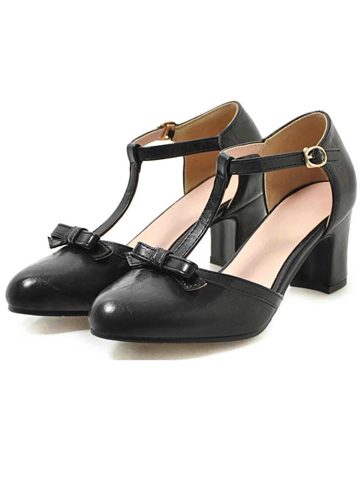 RETRO BOWKNOT HIGH HEELS SCHUHE - Image 2