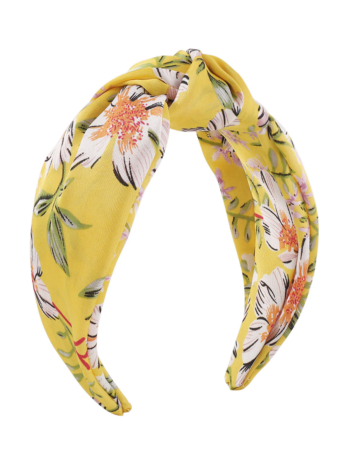 Retro Floral Knotted Bowknot Stirnband - Image 2