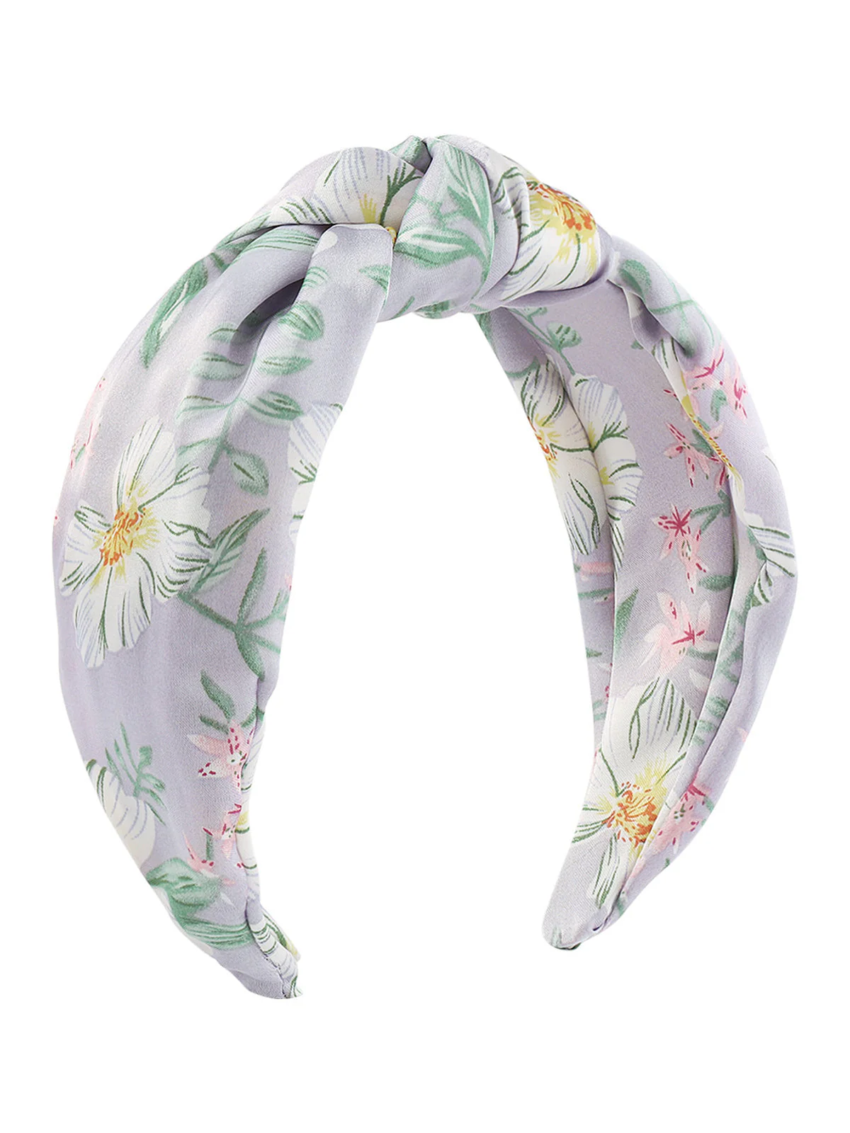 Retro Floral Knotted Bowknot Stirnband - Image 4