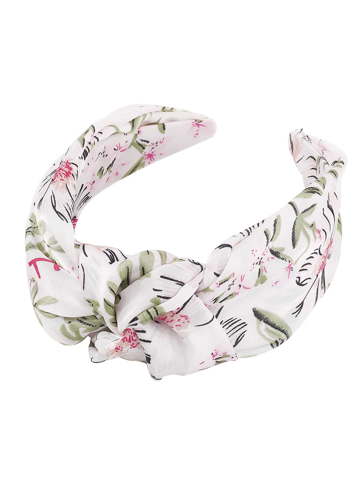 Retro Floral Knotted Bowknot Stirnband - Image 8