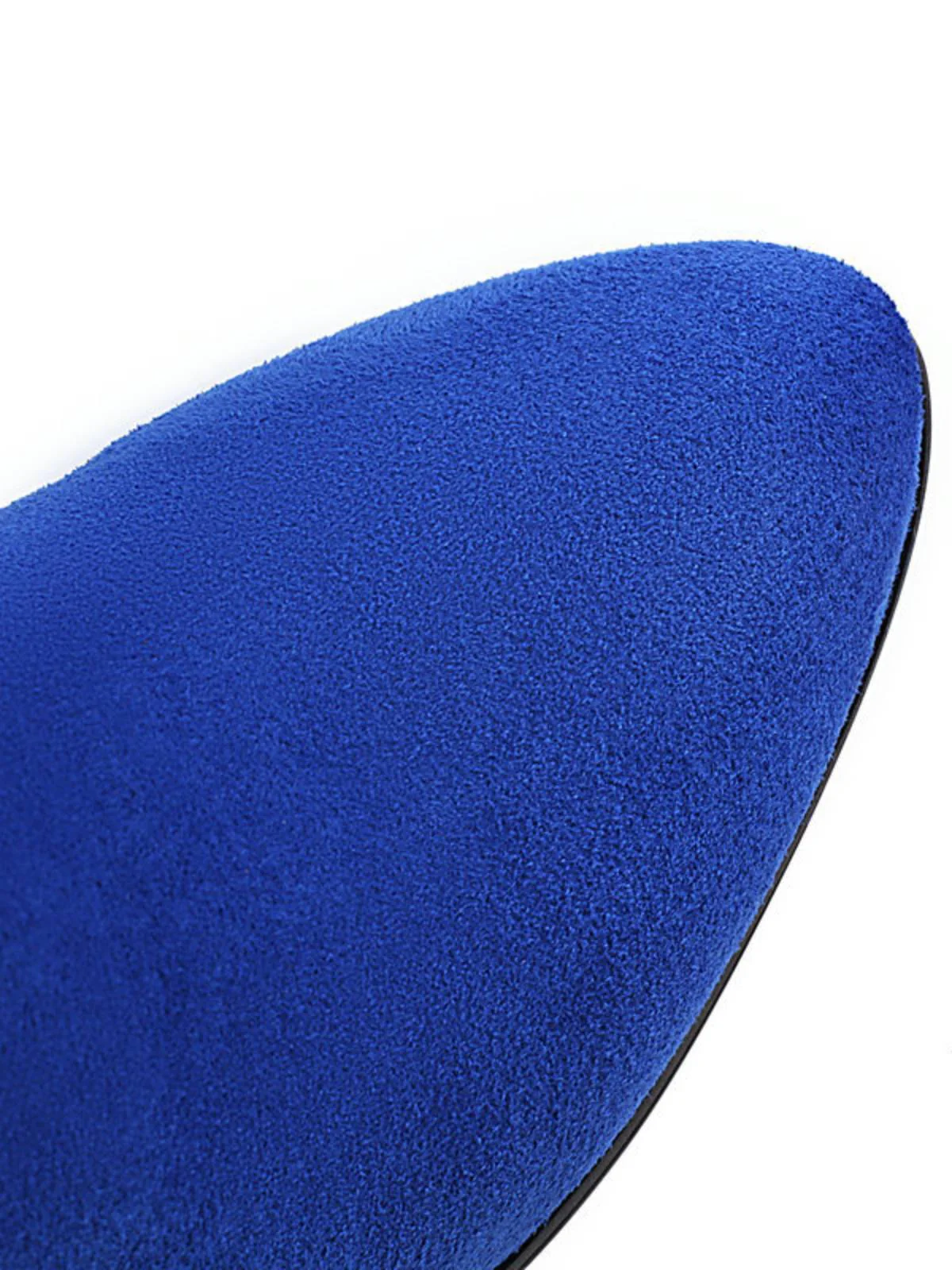 Blau RETRO KURZE PLÜSCH-FESTE WARMSTIEFEL - Image 4